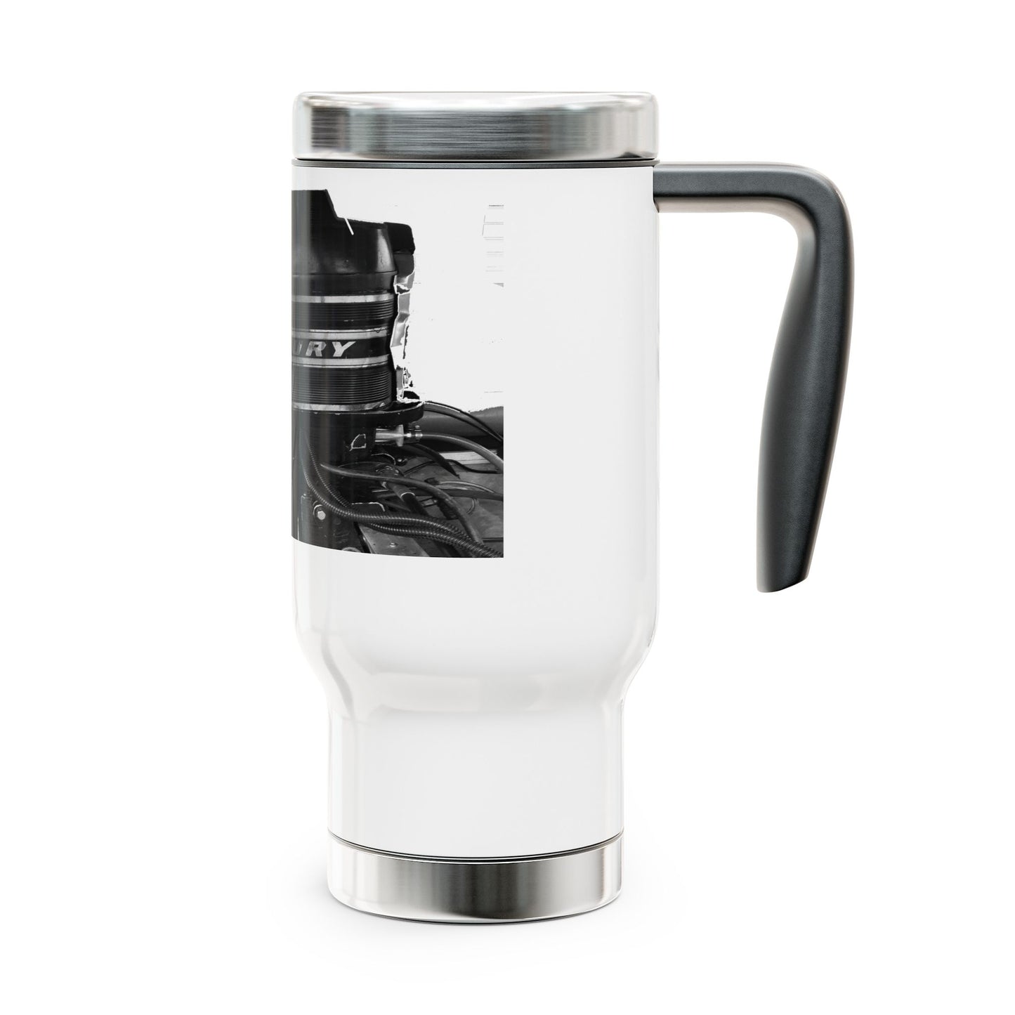 Mercury 500 Stainless Steel Travel Mug with Handle, 14oz