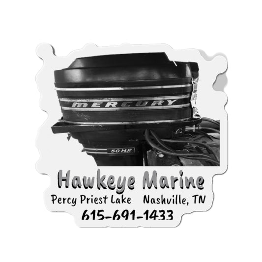 Hawkeye Marine Merc 500 side sticker
