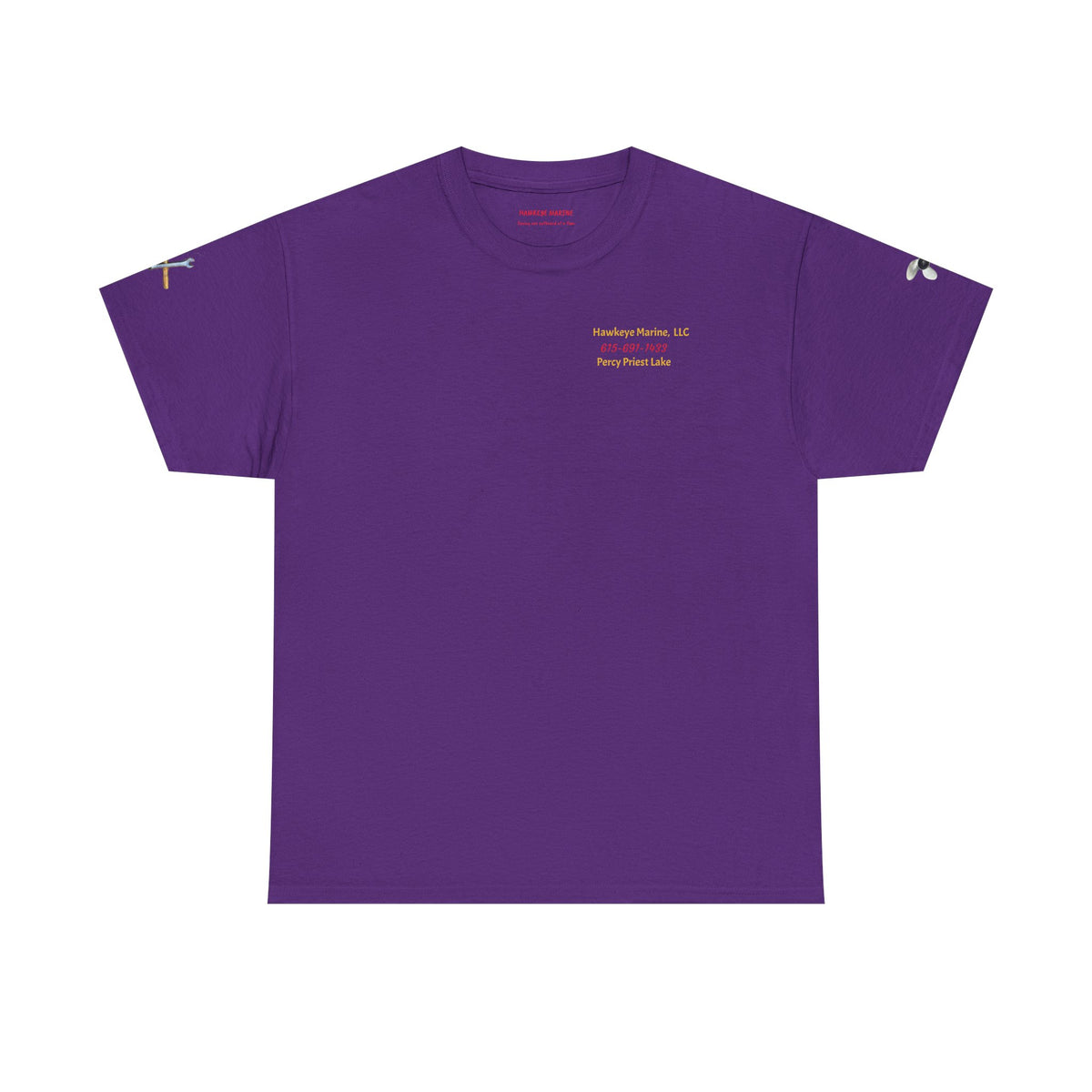 Hawkeye Marine MERC 500 printed -Unisex Heavy Cotton Tee