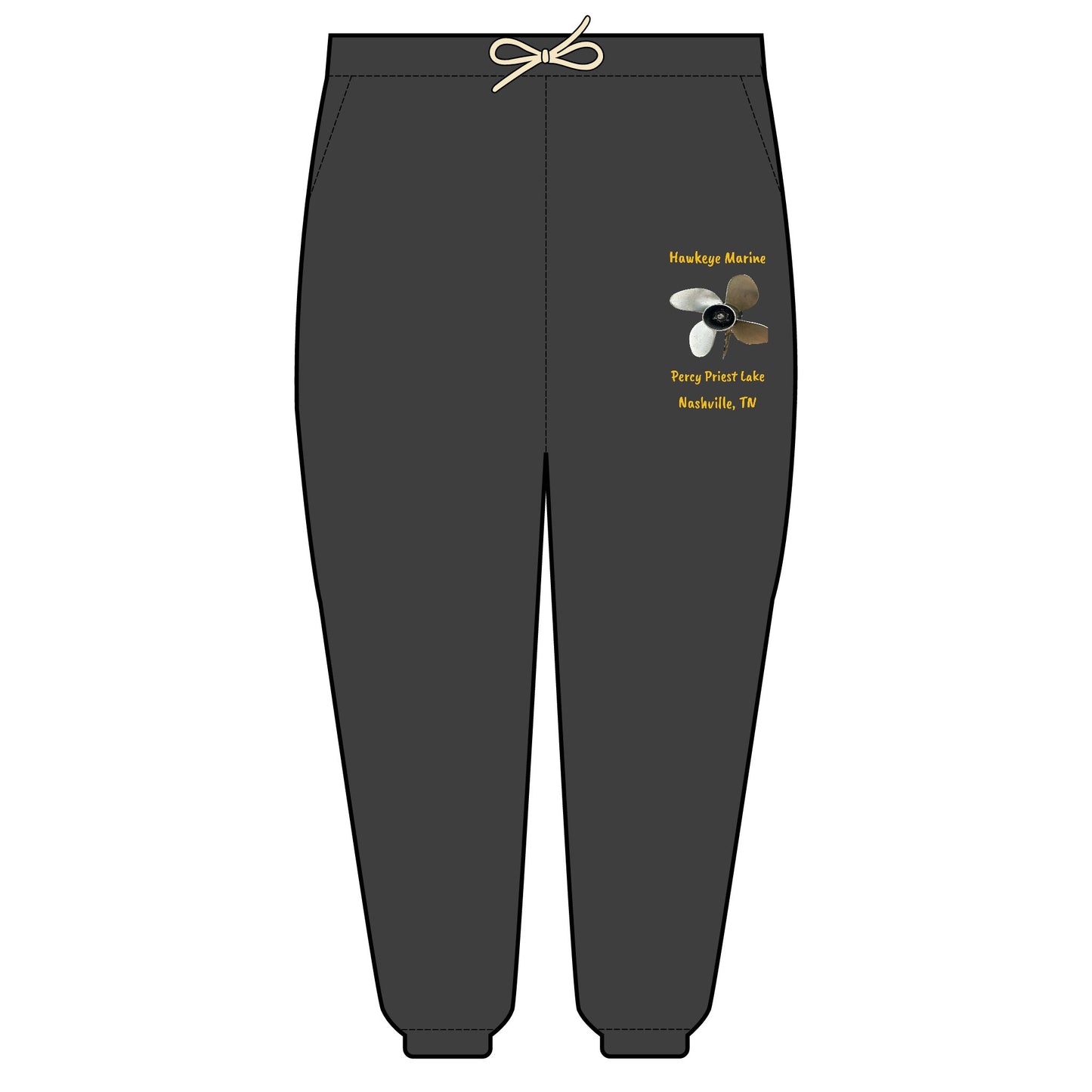 Proppeller Hawkeye Marine Unisex Garment-Dyed Lightweight Fleece Sweatpants