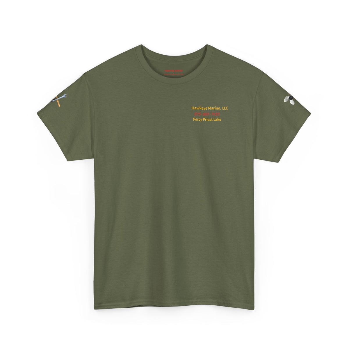 Hawkeye Marine MERC 500 printed -Unisex Heavy Cotton Tee