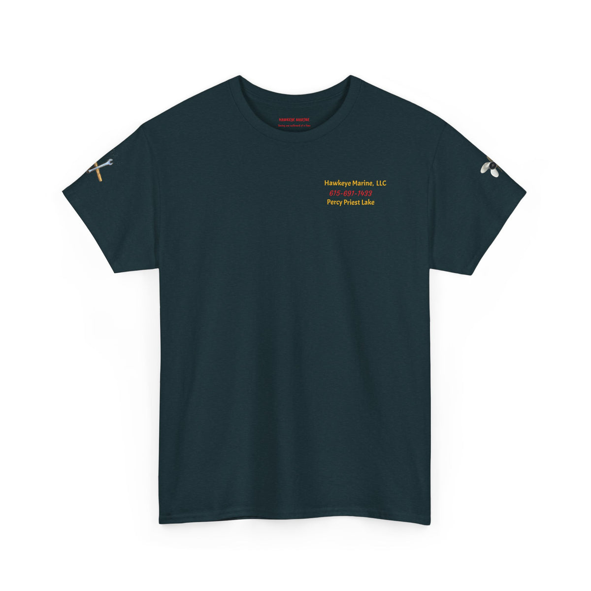 Hawkeye Marine MERC 500 printed -Unisex Heavy Cotton Tee