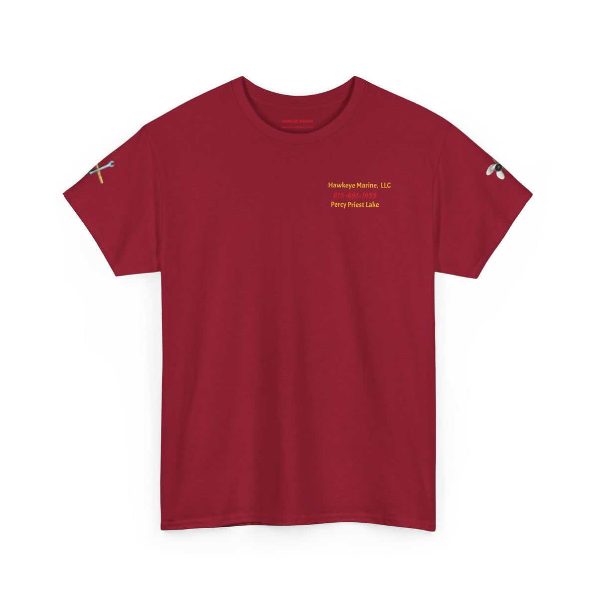 Hawkeye Marine MERC 500 printed -Unisex Heavy Cotton Tee