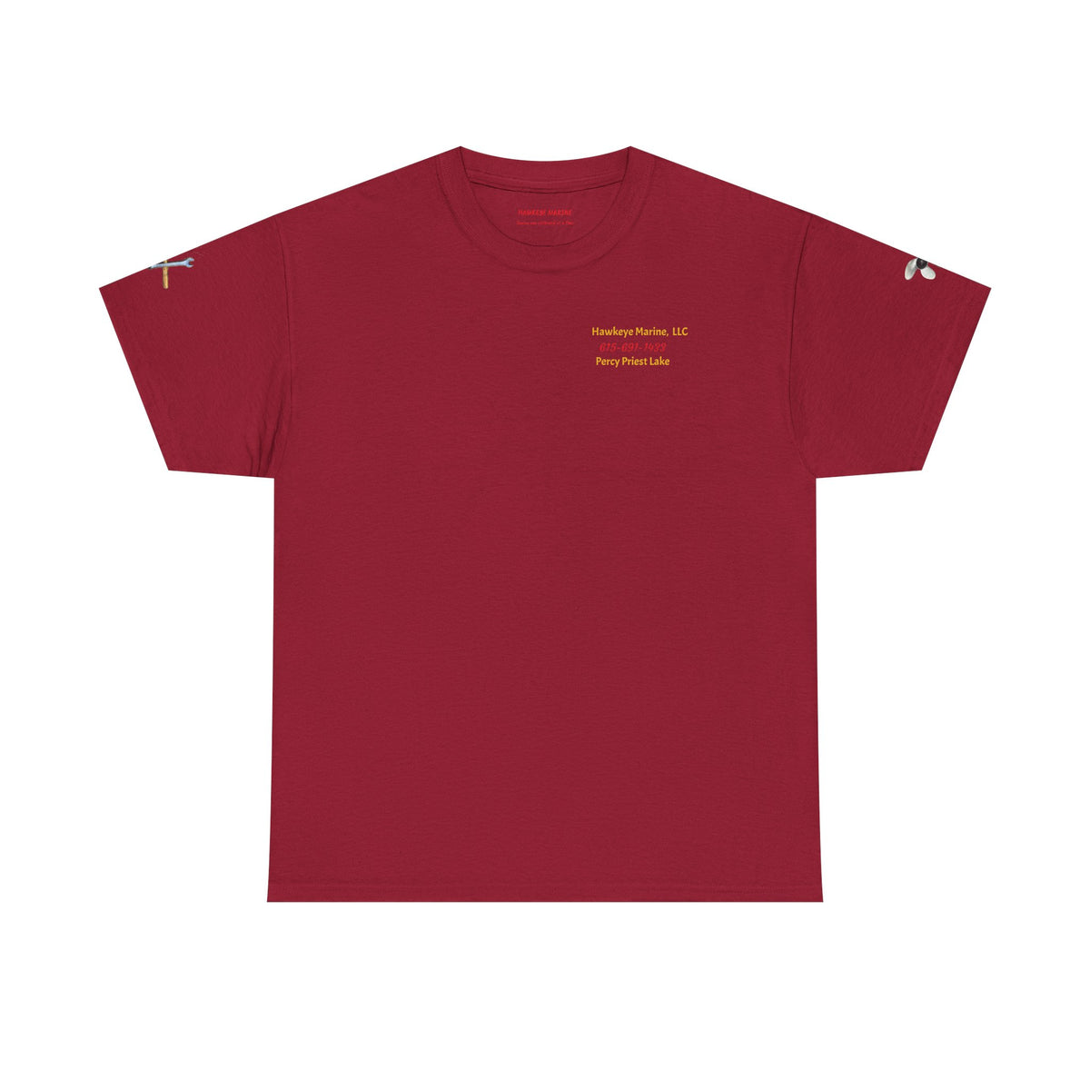 Hawkeye Marine MERC 500 printed -Unisex Heavy Cotton Tee