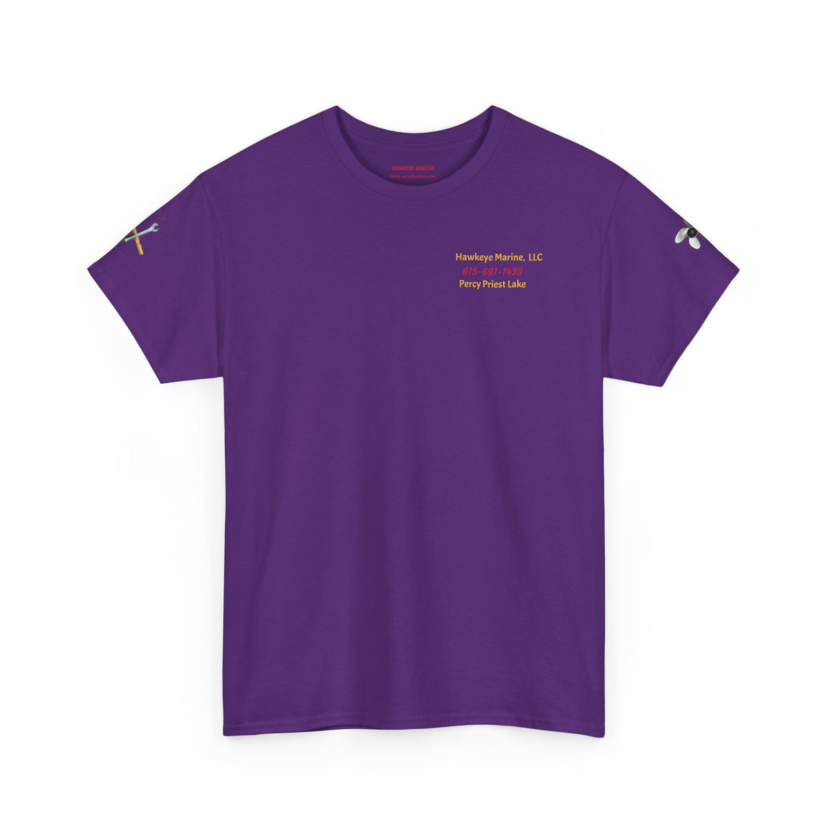 Hawkeye Marine MERC 500 printed -Unisex Heavy Cotton Tee