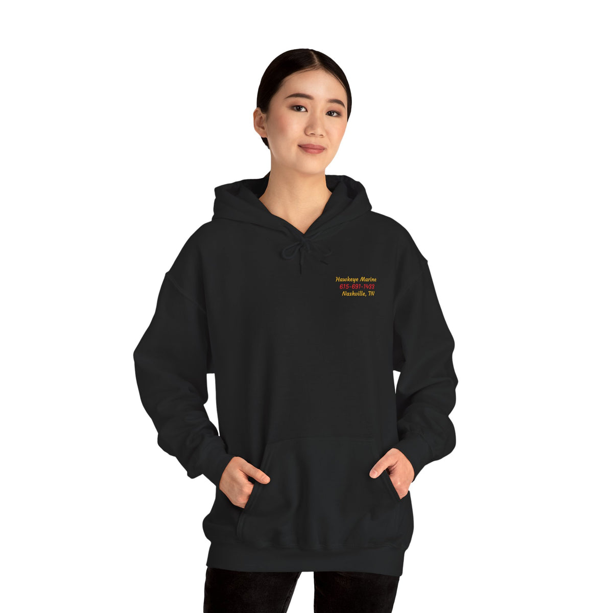 Hawkeye Marine Pro XS printed - Unisex Heavy Blend™ Hooded Sweatshirt