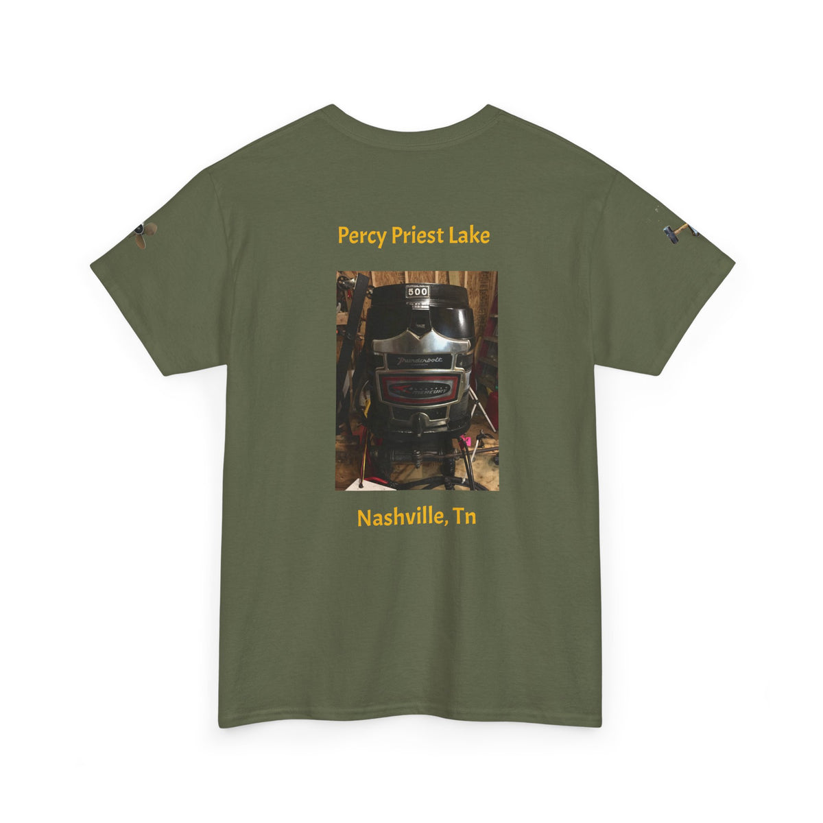 Hawkeye Marine MERC 500 printed -Unisex Heavy Cotton Tee