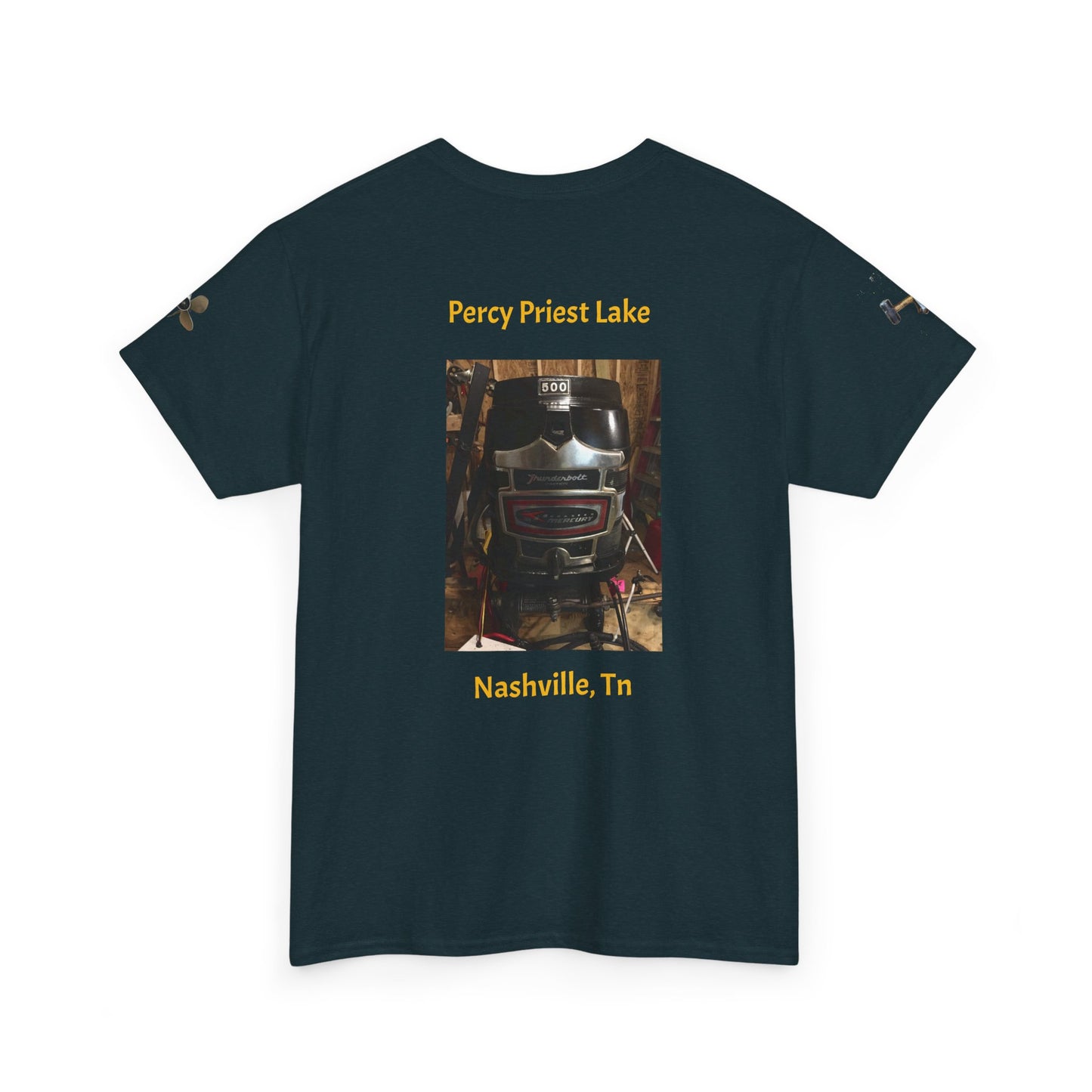 Hawkeye Marine MERC 500 printed -Unisex Heavy Cotton Tee