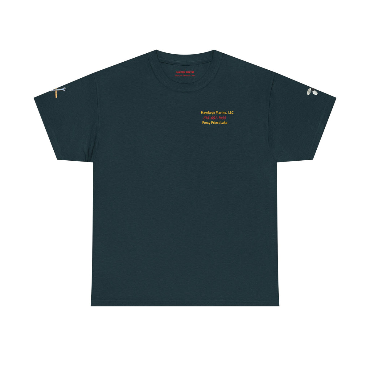 Hawkeye Marine MERC 500 printed -Unisex Heavy Cotton Tee
