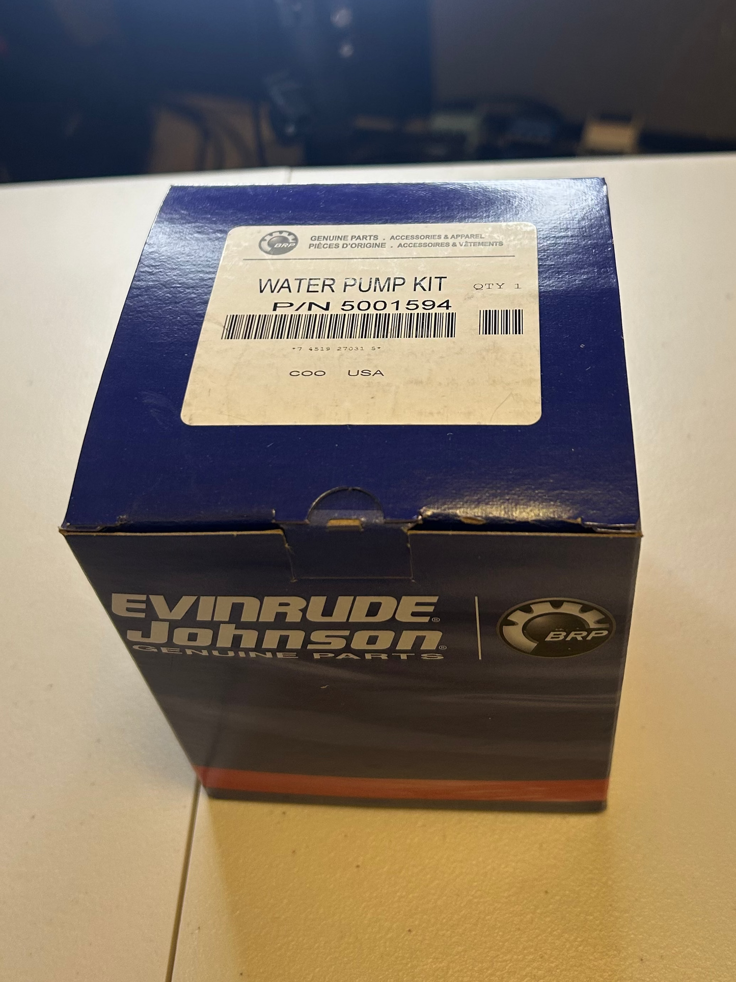 El kit completo de bomba de agua Johnson Evinrude reemplaza a 5001594 para motores V4 V6 Looper.