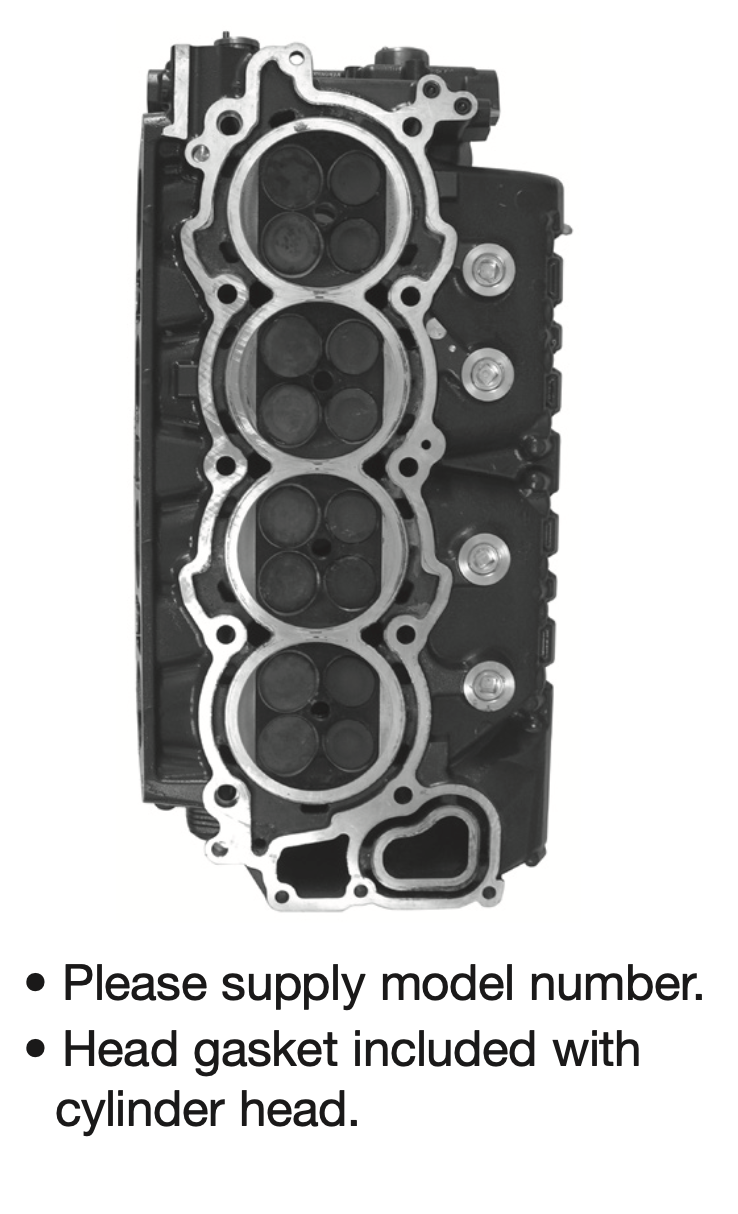 Yamaha F300-350HP V8 5.3L Cylinder Head years 2006-2019