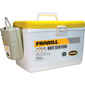 FRABILL BAIT BOX with AERATOR - 8 QUART