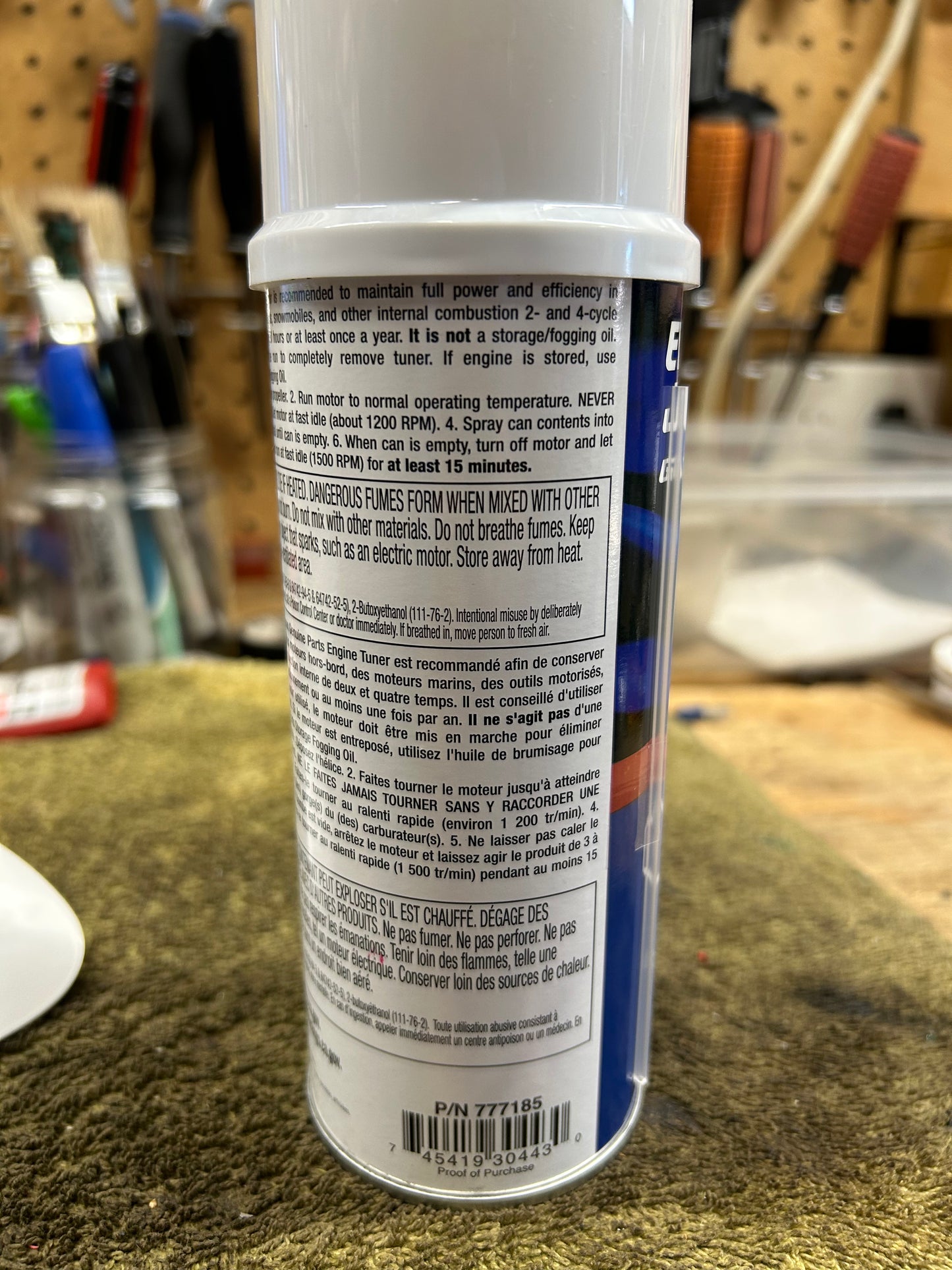 Johnson Evinrude Engine Tuner Tune-Up 777185 - 13 oz Spray Can OEM BRP
