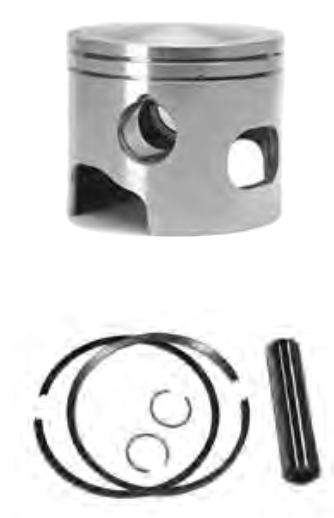 Johnson Evinrude cast pistons by RED RHINO 200-250 hp V6 LOOPER BIG BORE 1993-2001