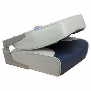 SPRINGFIELD ECONOMY MULTI-COLOR FOLDING SEAT - GREY/BLUE