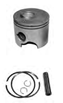 Mercury CAST PISTONS V6 2.0L DFI 135-175 HP 2001-UP RED RHINO