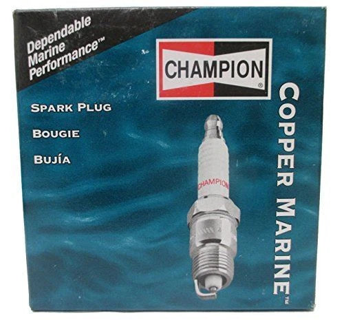 Champion (4 PACK) QL77JC4 Spark Plug for Johnson Evinrude outboards 2/4/6 cylinder outboard engines