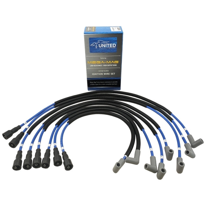 United Marine 223 Spark Plug Wire Set – Mercruiser 8.2L Modular Ignition with Catalyst Exhaust