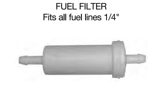 1/4" In Line Fuel Filter 