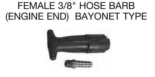 Female 3/8" Fuel hose barb