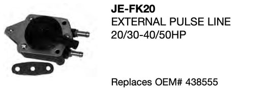 Johnson Evinrude 438555 external pulse line fuel pump 20-50hp