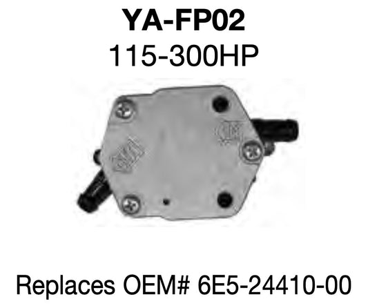 Yamaha 115-300HP 2 Stroke Fuel Pump OEM# 6E5-24410-00
