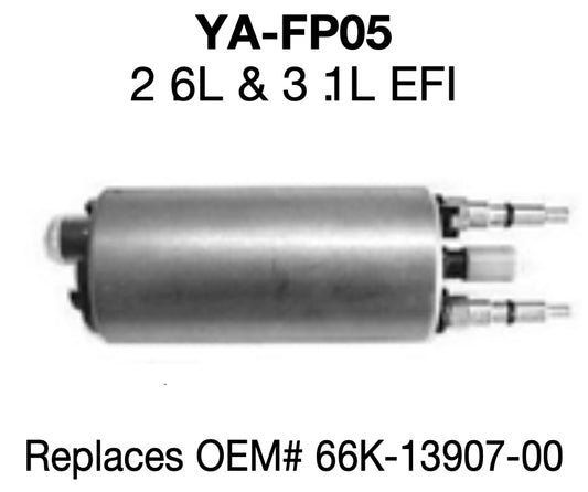 Yamaha 2.6L & 3.1L EFI Fuel Pump OEM#. 66K-13907-00