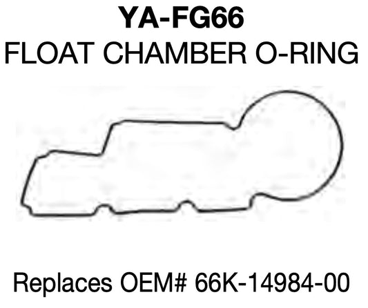Yamaha FLOAT CHAMBER O-RING Fuel Pump OEM# 66K-14984-00