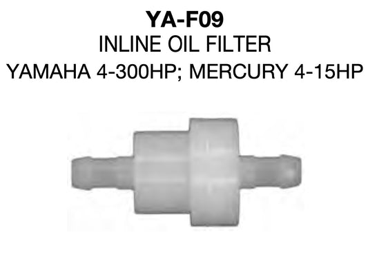 Yamaha 646-24251-02-00 also fits MERCURY 35-80365M outboard inline oil filter 4-300hp
