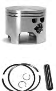 Mercury replacement pistons