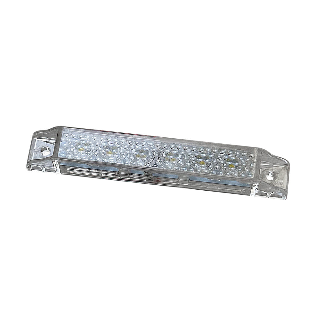 Tira de luces LED Scandvik de 4" - Blanca con junta - 12 V [41640P]