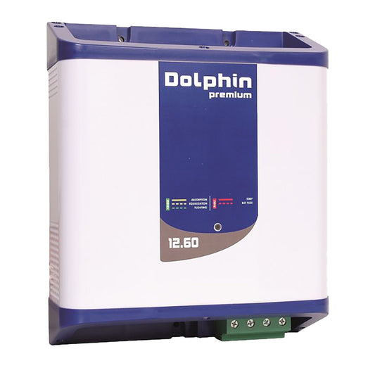 Cargador Dolphin Cargador de Baterías Dolphin Serie Premium - 12V, 60A, 110/220VAC - 3 Salidas [99050]