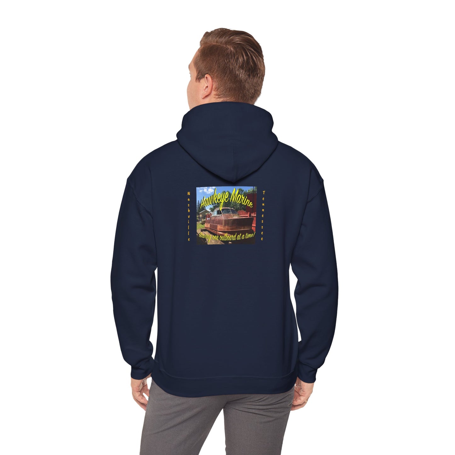 Hawkeye Marine printed - Unisex Heavy Blend™ Hooded Sweatshirt