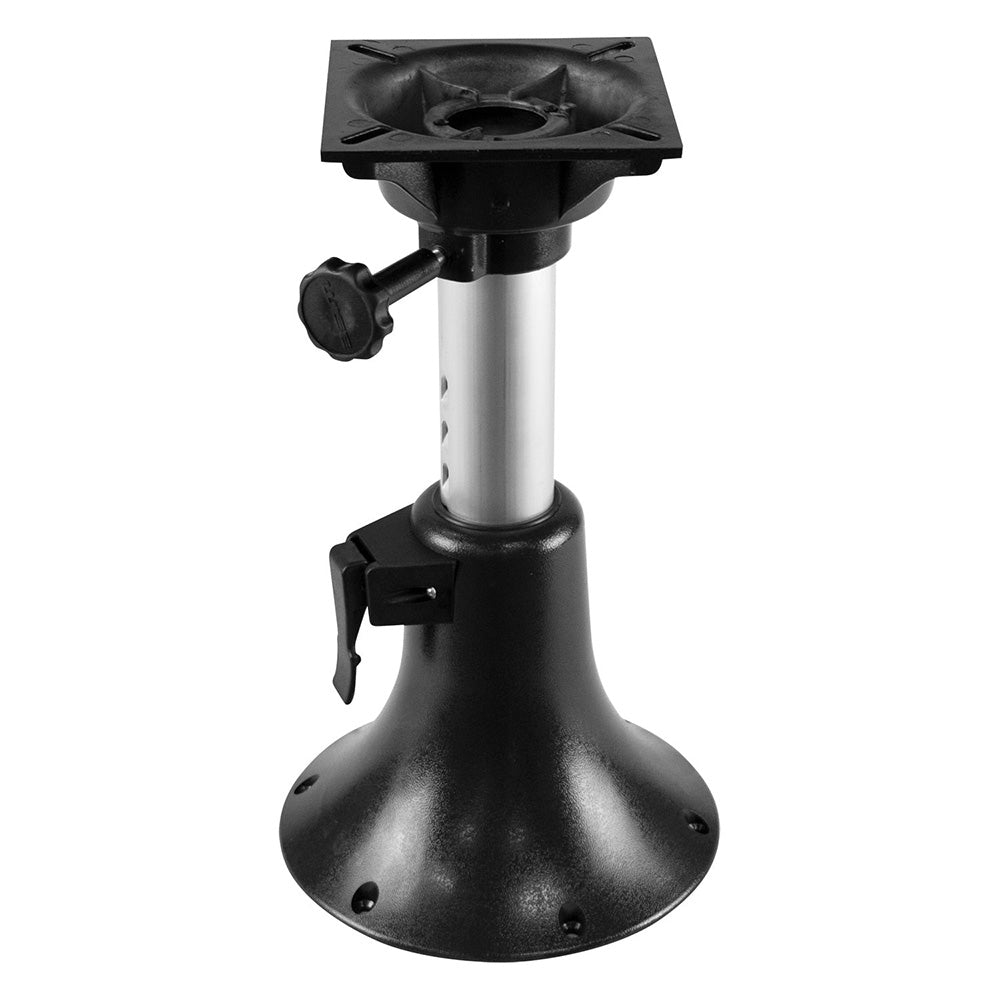 Pedestal de campana de aluminio Wise de 13-18" con soporte de araña para asiento [8WD1500]