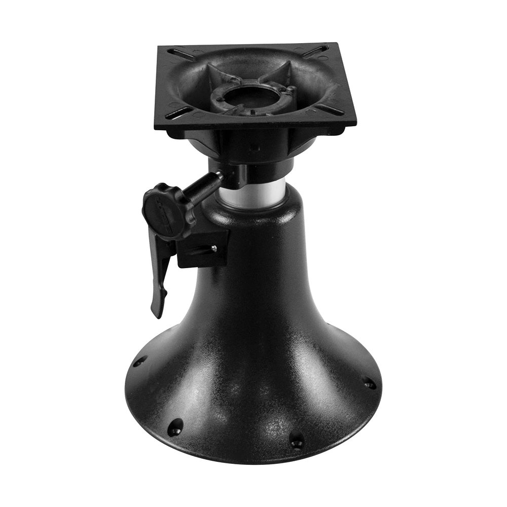 Pedestal de campana de aluminio Wise de 13-18" con soporte de araña para asiento [8WD1500]