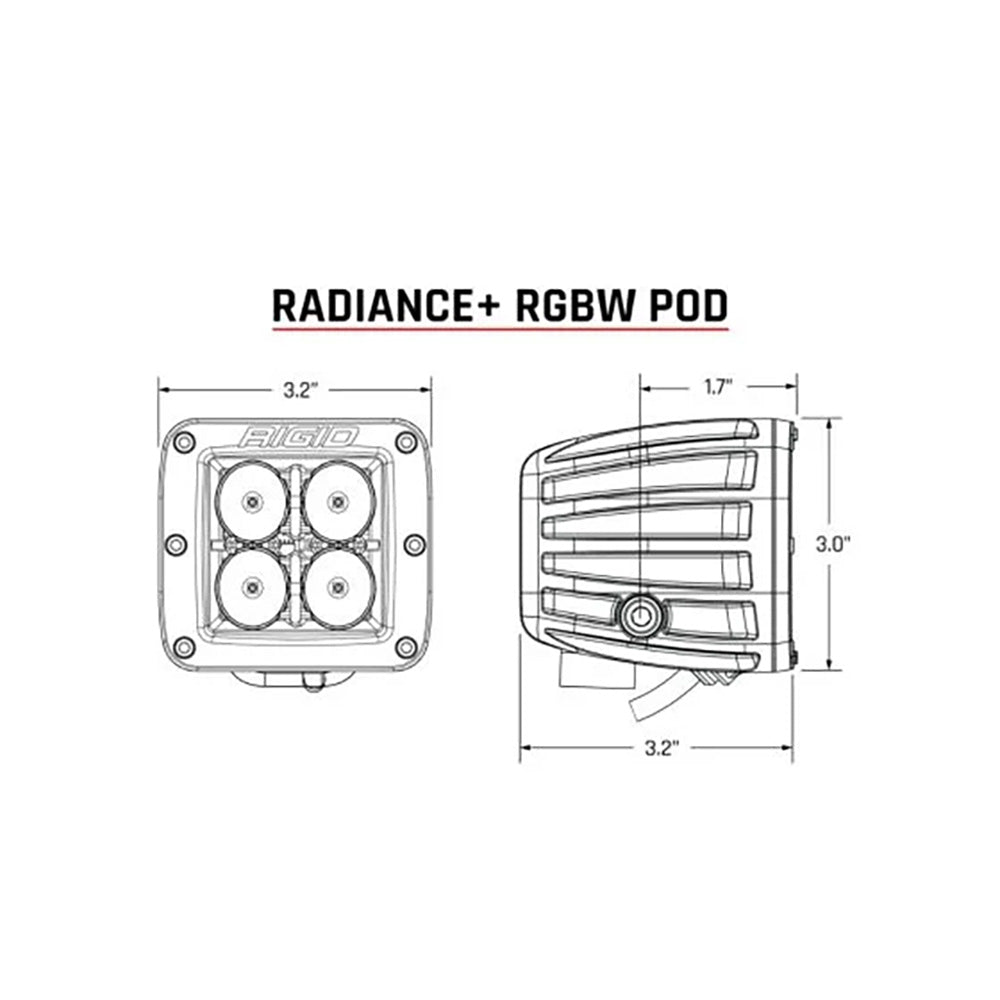 RIGID Industries Radiance + Pod - RGBW - Par [202053]