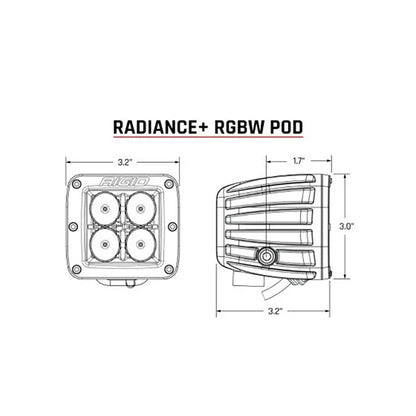 RIGID Industries Radiance + Pod - RGBW - Par [202053]