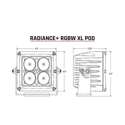 RIGID Industries XL Radiance + Light Pod - RGBW - Par [322053]