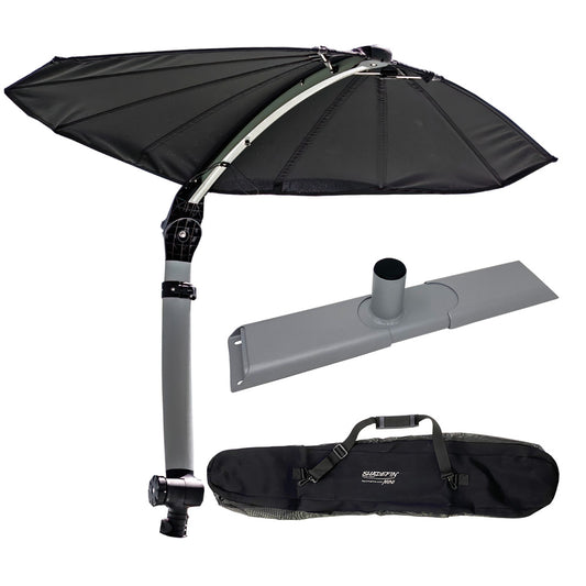 TACO ShadeFin Mini con tela negra - Kit de montaje en bolsa para kayak [T10-4000-19]