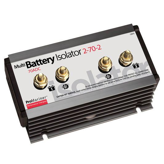 Aislador de batería ProMariner - 2 alternadores - 2 baterías - 70 AMP [12072]