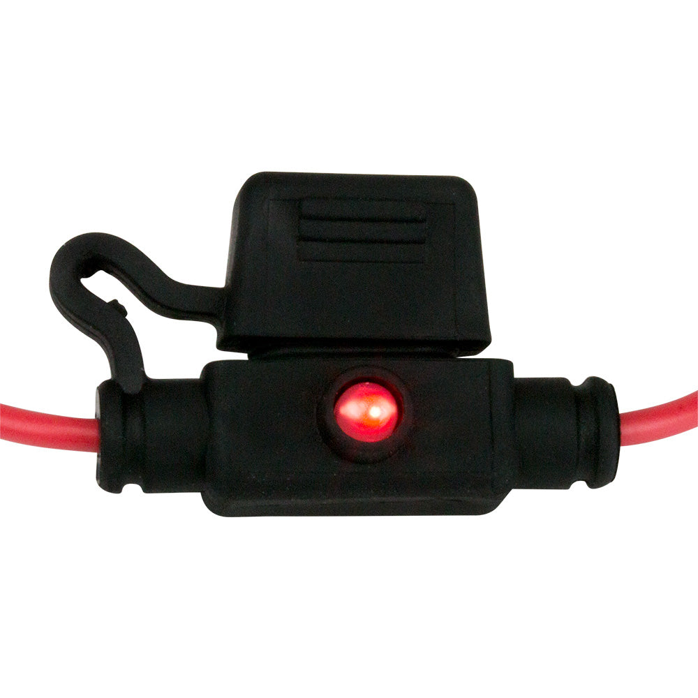 Portafusibles LED en línea estilo mini ATM Sea-Dog - Hasta 30 A [445097-1]