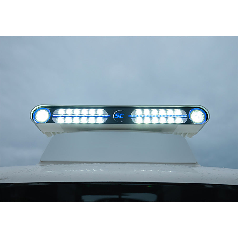 Barra de luz LED Shadow-Caster Eagle Ray - Óptica dual de carcasa blanca [SCM-EAGLE-RAY-WH]