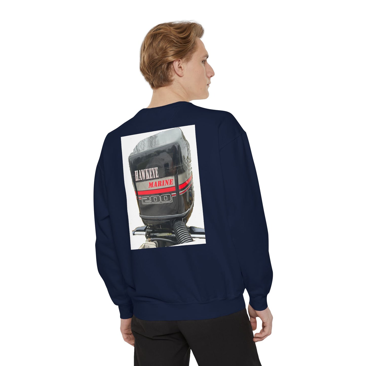 Hawkeye Marine - Unisex Garment-Dyed Sweatshirt