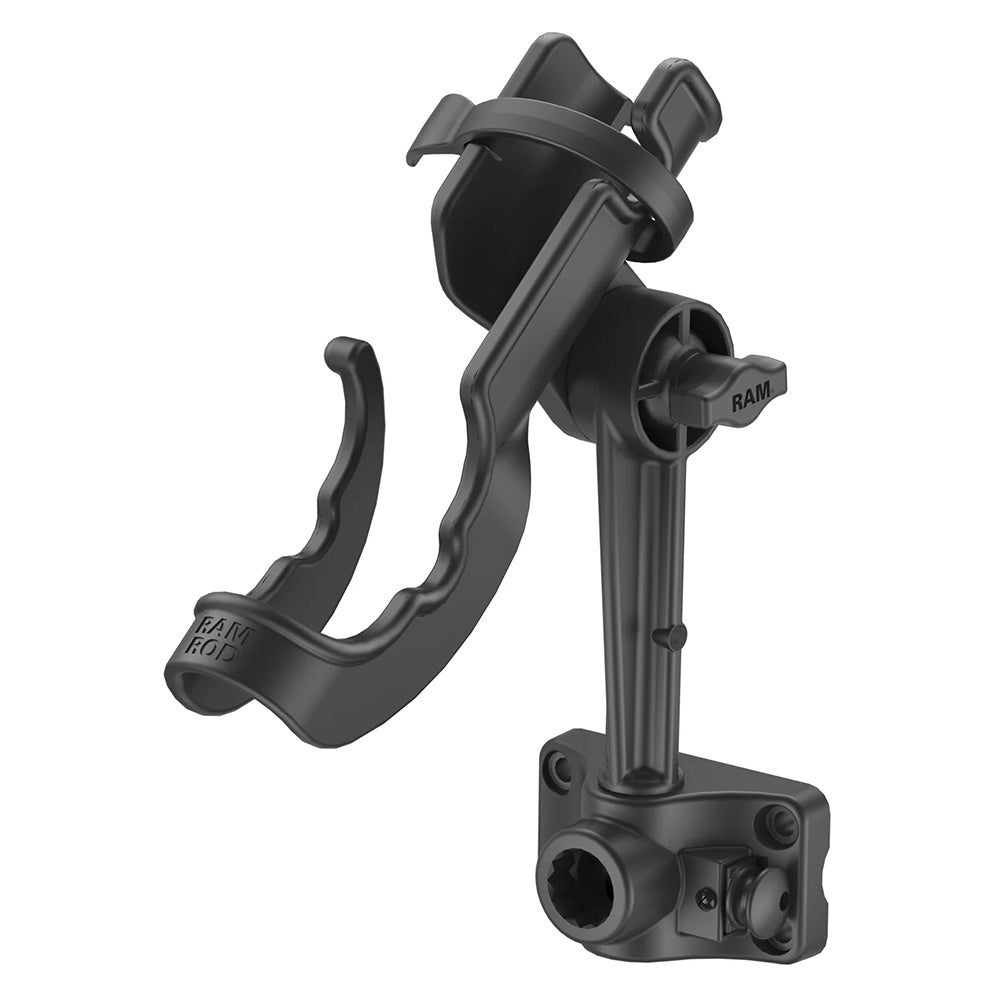 RAM Mount RAM ROD Fishing Rod Holder w/Plunger Bulkhead Base [RAM-114-BMP]