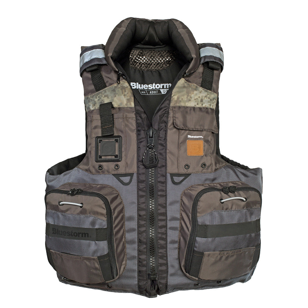 Bluestorm Classic Adult Fishing Life Jacket - Legendary Driftwood - L/XL [BS-70B-TPE-L/XL]