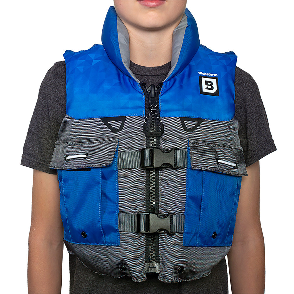 Bluestorm Classic Youth Fishing Life Jacket - Deep Blue [BS-365-NAV-Y]