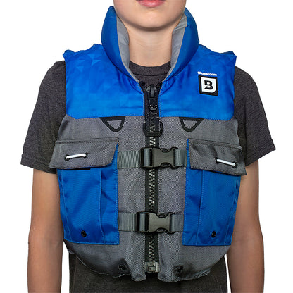 Bluestorm Classic Youth Fishing Life Jacket - Deep Blue [BS-365-NAV-Y]