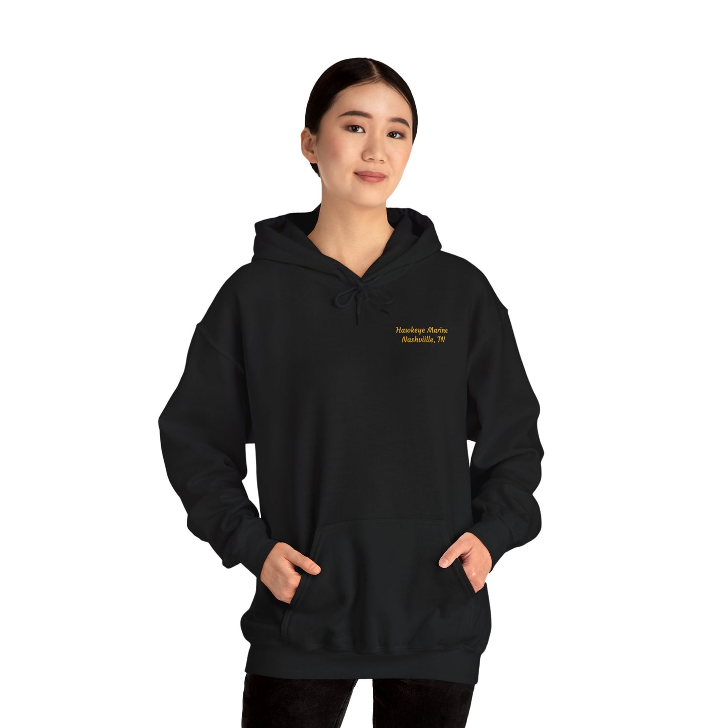 Hawkeye Marine printed - Unisex Heavy Blend™ Hooded Sweatshirt