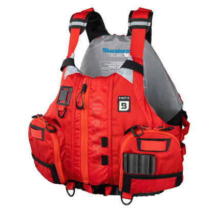 Bluestorm Kinetic Kayak Fishing Vest - Nitro Red - 2XL/3XL [BS-409-RED-XXL]