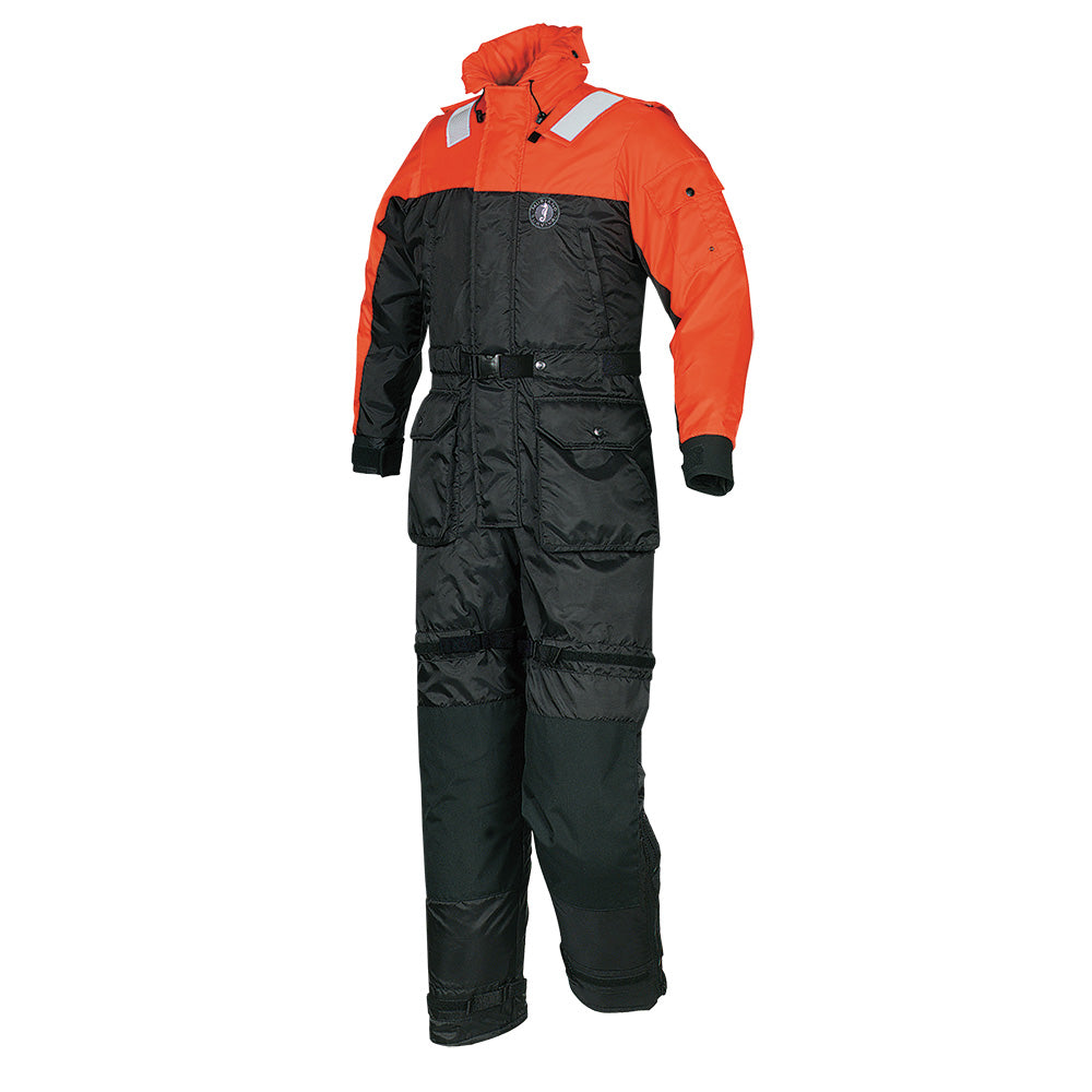 Mustang Deluxe Anti-Exposure Coverall  Worksuit GS Version - Orange/Black - XXXL [MS2175GS-33-XXXL]